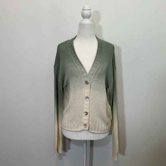 Bella Dahl Ombre Button Front Knit Cardigan Sweater Size XS - Picture 2 of 7